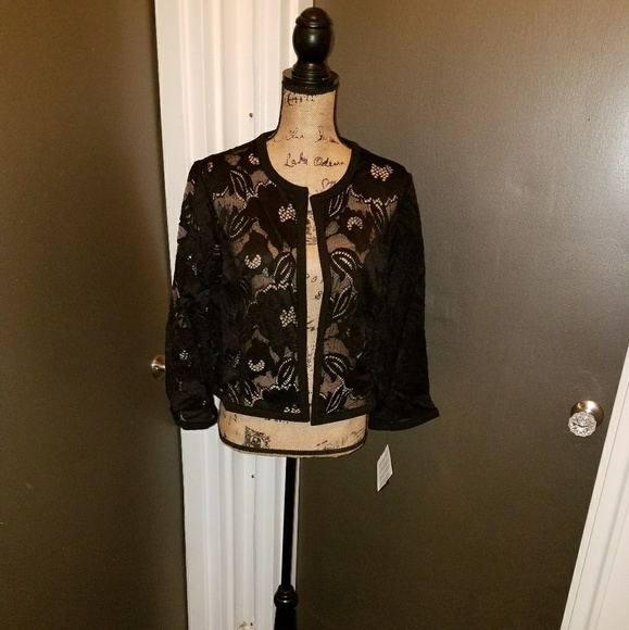 Nine West Sheer floral print jacket - Picture 2 of 6